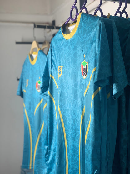 The green Sudanese national team T-shirt